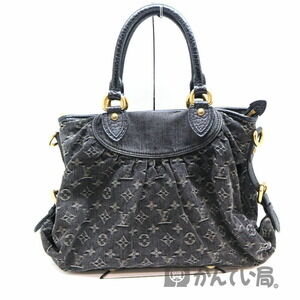 Louis Vuitton Neo Cabby Denim Noir Black LV Handbag Shoulder Bag